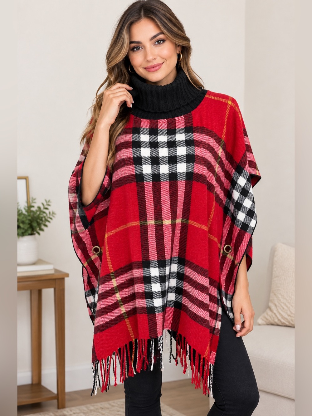 Multiples Sweater Subcategory Identification Poncho